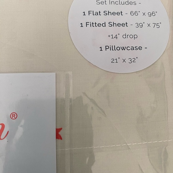 Cath Kidston Bow Ruby Sage Twin Sheets and Pillowcases Set 3 100% Cotton Percale - Picture 3 of 3